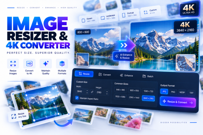 Image Resizer & 4K Converter